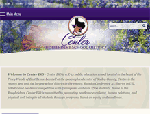 Tablet Screenshot of centerisd.org